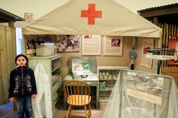 Diseases can spread quickly in the crowded camps. Aid organizations ...