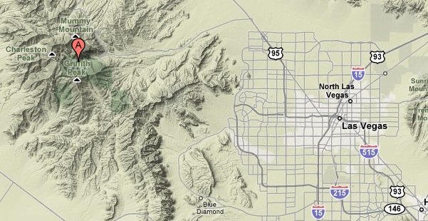 A plane carrying four people crashed Saturday in the Mount Charleston area, killing all the occupants and sparking a 12-acre fire that led to the evacuation of some mountainside homes. 