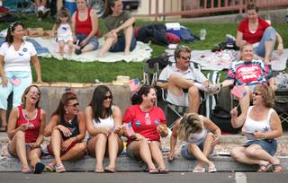 Spectators enjoy the annual Damboree Parade in Boulder City. (FILE PHOTO)
