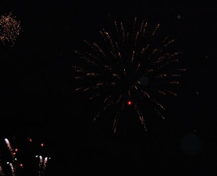 Fireworks ended the night for 12,000 fans who attended the Las Vegas 51s game at Cashman Field. 