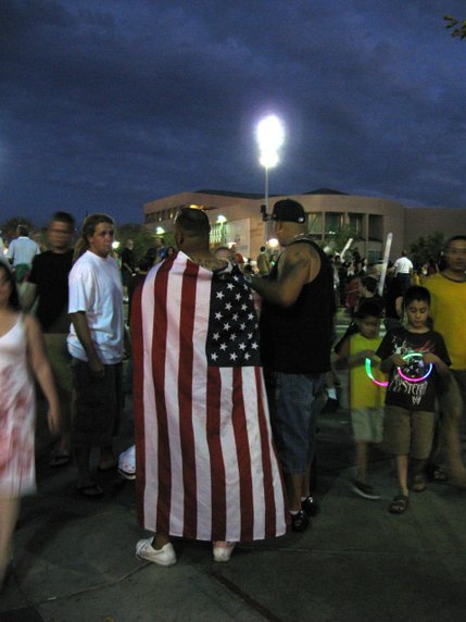 While Independence Day is a time for all Americans to show their patriotic pride, some did so more than others. 