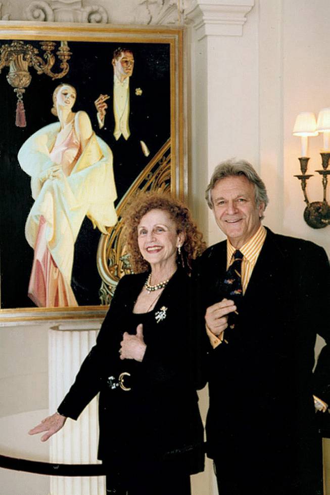 Art dealer Judy Goffman Cutler, shown with her husband, Laurence, traded longtime client Steven Spielberg another painting for "Russian Schoolroom" to extract him from the legal dispute with Jack Solomon of Las Vegas over that stolen work.
