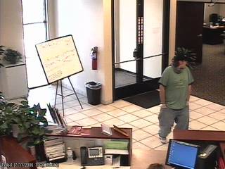 Community Bank surveillance video image.. 
