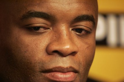 Anderson Silva speaks to the media about his upcoming fight against James Irvin at the Palms on Saturday, July 19. 