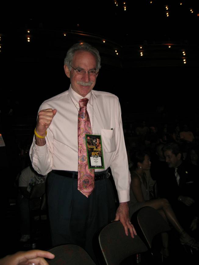 Marc Ratner, showing off his vaunted right hand.