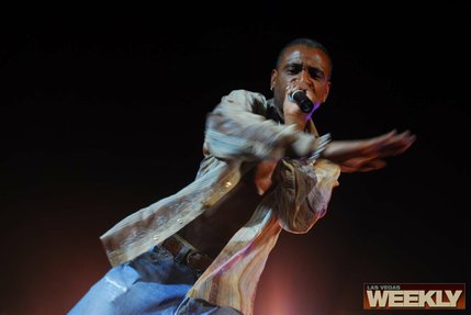 Tommy Davidson helps celebrate Slash's Birthday Bash at the Bare Pool on Wednesday.