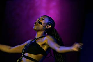 Tai Lewis performs Thursday in the final production of the 2008 Super Summer Theatre's 