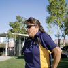 Boulder City High girls golf coach Regina Quintero observes her team practicing at the Boulder City Municipal Golf Course in this file photo. 
