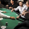 Actor Ben Affleck talks with Bill Lawson, vice president of the Paralyzed Veterans of America, the group that benefited from the charity poker tournament at Coors Field organized by the Poker Players Alliance. Organizers hope to raise $100,000 at the conventions.