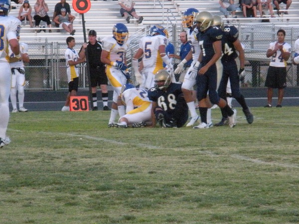 No. 8 Aaron Dupin ends up at the bottom of ...