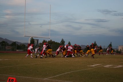 The Valley and Del Sol high school football teams clash Friday during their game at Del Sol.