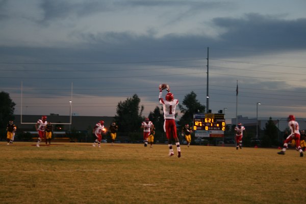 Valley's Garic Wharton catches the ball before making his way ...