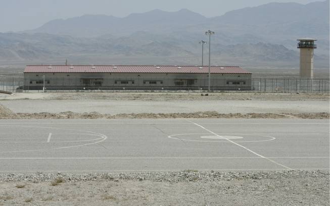 Southern Desert Correctional Center in Indian Springs is an example of a crowded Nevada prison. A proposal calls for inmates to be moved out of state while the prison is renovated. 