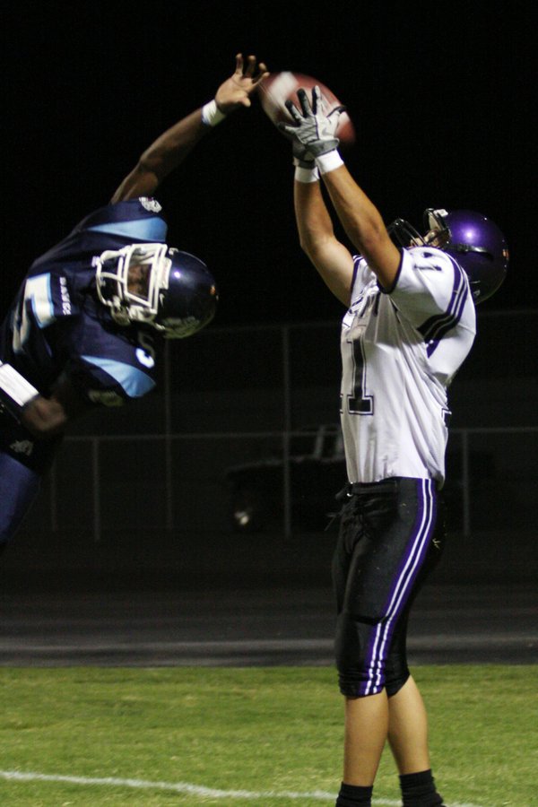 Durango wide receiver Christian Rodriguez completes a touchdown for the ...