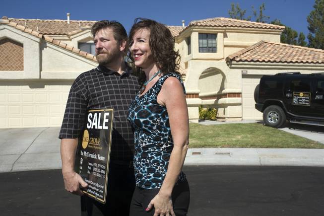 Real estate agents Paul and Teresa McCormick