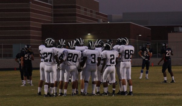 The Shadow Ridge Mustangs take a moment to regroup during ...