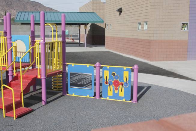 The kindergarten wing at Gordon McCaw Elementary School is complete with a large playground area as well as an extra wing, which most schools don't have.