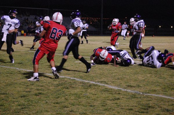Durango's defense takes down Liberty freshman Ty Berg. Liberty defeated ...