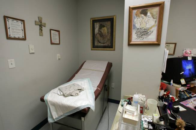 The sexual assault nurse examiner room at University Medical Center