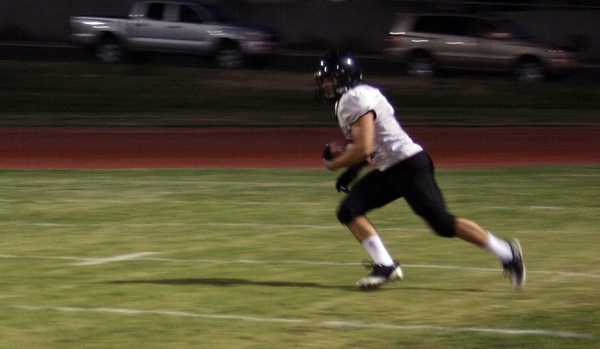 Pine View High School's Tanner Wood receives a kickoff during ...