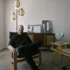 Artist and UNLV adjunct professor Mark Brandvik relaxes at home.