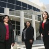 From left, Corina Rocha, Siria Gutierrez and Leslie Nino Fidance lead UNLV's La Voz, an organization