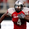 UNLV's Frank Summers runs with the ball during the game against Iowa State at Sam Boyd Stadium.