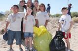 Scouts clean up Sunset Park