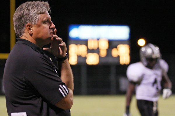 Palo Verde coach Darwin Rost watches from the sidelines as ...