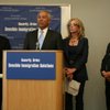 Harrah's executive Jan Jones, third from left, and NV Energy executive Tony Sanchez, far right, join