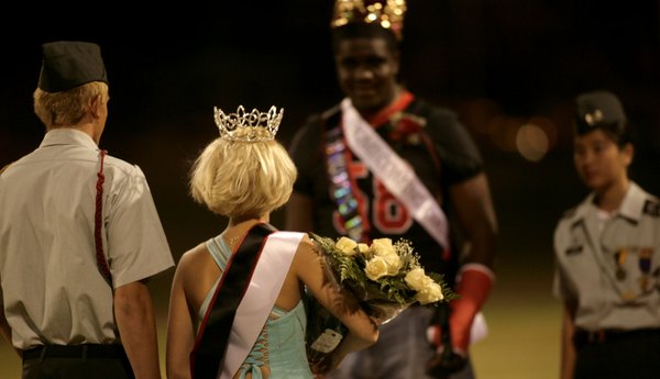 At Friday's homecoming game against Basic, seniors Alanzi Langstaff and ...
