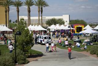 Hundreds came out to the Henderson Pavilion Saturday to celebrate the city's One Book selection, 