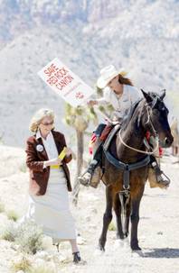 In 2003, Dina Titus — then minority leader in the Nevada Senate — shepherded legislation that limited rezoning around Red Rock Canyon.