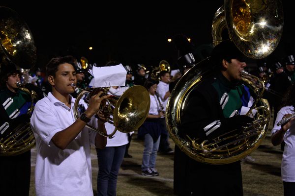 Students from White Middle School joined the Green Valley marching ...