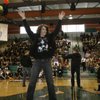 Palo Verde assistant principal Jessica Pinjuv dances with other faculty members during the school's 