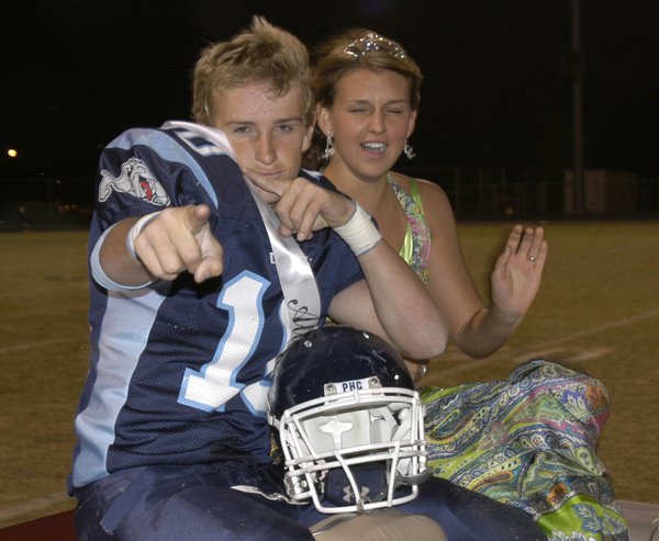 Homecoming first attendants Colton Price, left, and Julie Owens have ...