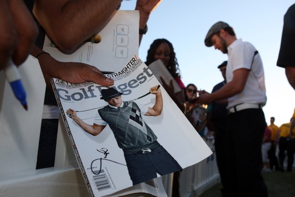 Justin Timberlake signs autographs after the Justin Timberlake Shriners Hospitals ...