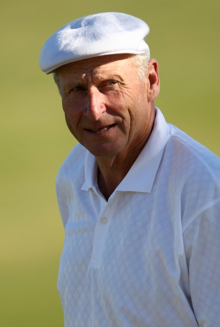 Jan Stenerud, a Hall of Famer NFL kicker, plays in the Pro-Am of the Justin Timberlake Shriners Hospitals for Children Open at TPC Summerlin.
