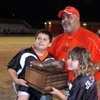 Chaparral coach Fernando Carmona poses with sons George, left, and Fernando Jr., after the Cowboys b