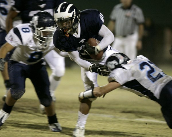 Shadow Ridge's Zak Hill runs in 2008 in a loss ...