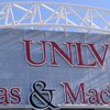 The arch sign signals the main entrance to the Thomas & Mack Center on UNLV's campus. The building is home to UNLV's basketball teams and hosted everything from rock concerts, to presidential debates, to the National Finals Rodeo.