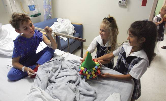 Meadows kindergartners visit hospital