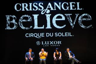 Criss Angel and Cirque du Soleil hold a press conference Friday in preparation for the premiere of 