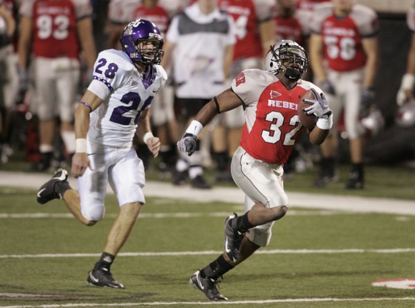 TCU safety Colin Jones chases down UNLV running back Channing ...