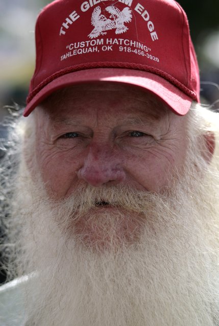 PBR fan Len Cottam from Muldrow, Oklahoma.
