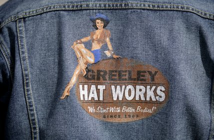 Stickers, patches, logos, screen prints, and anyway else to advertise is very commonplace at the PBR World Finals.