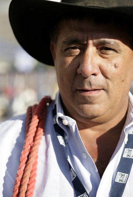 PBR Fan and the ownerof the bull Skat Jacket Leeroy Cumpian from Poteet, Texas.