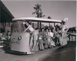 An original photograph of the Sands bus.
