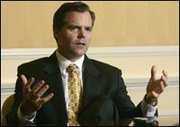 Jim Murren speaks at an event.