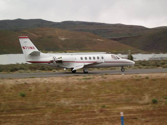The state Department of Transportation continues to look into complaints by a former state pilot of safety lapses involving Nevada's Cessna Citation, shown in 2006.   